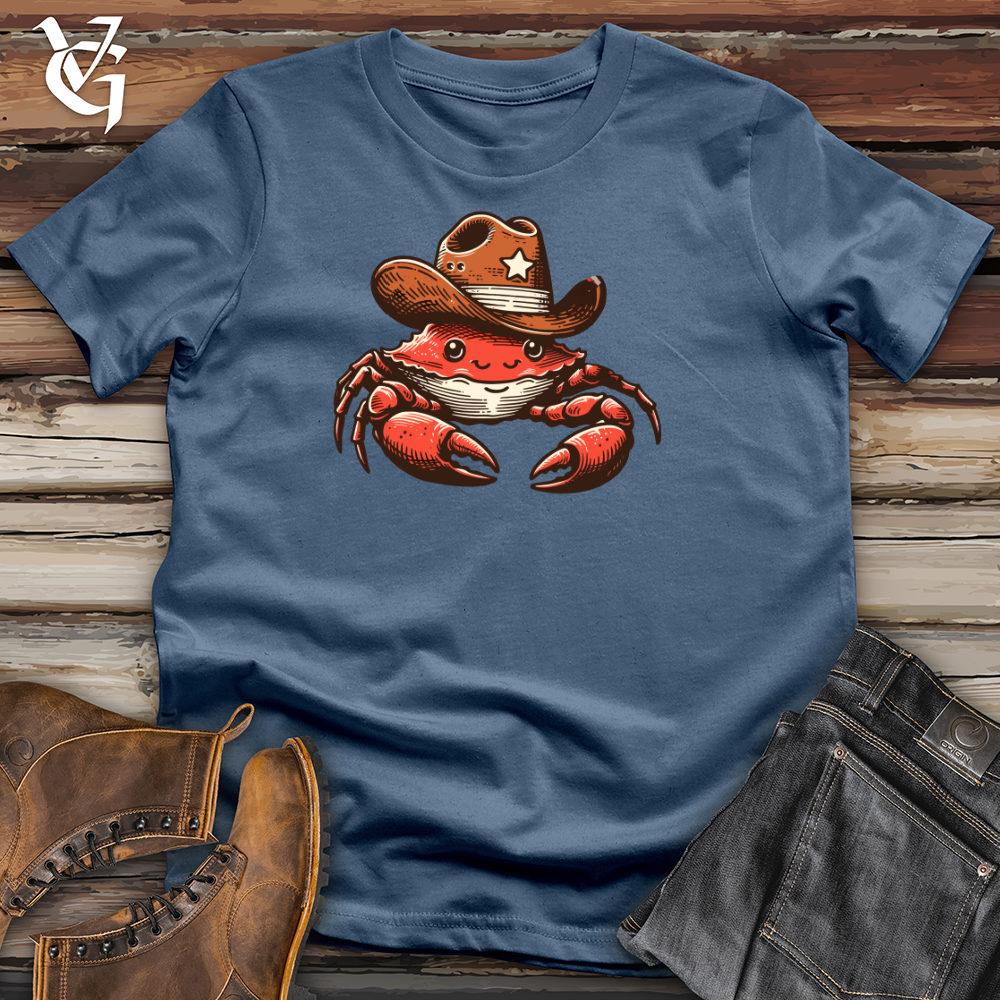 Viking Goods Cowboy Crab Cotton Tee Steel Blue / L