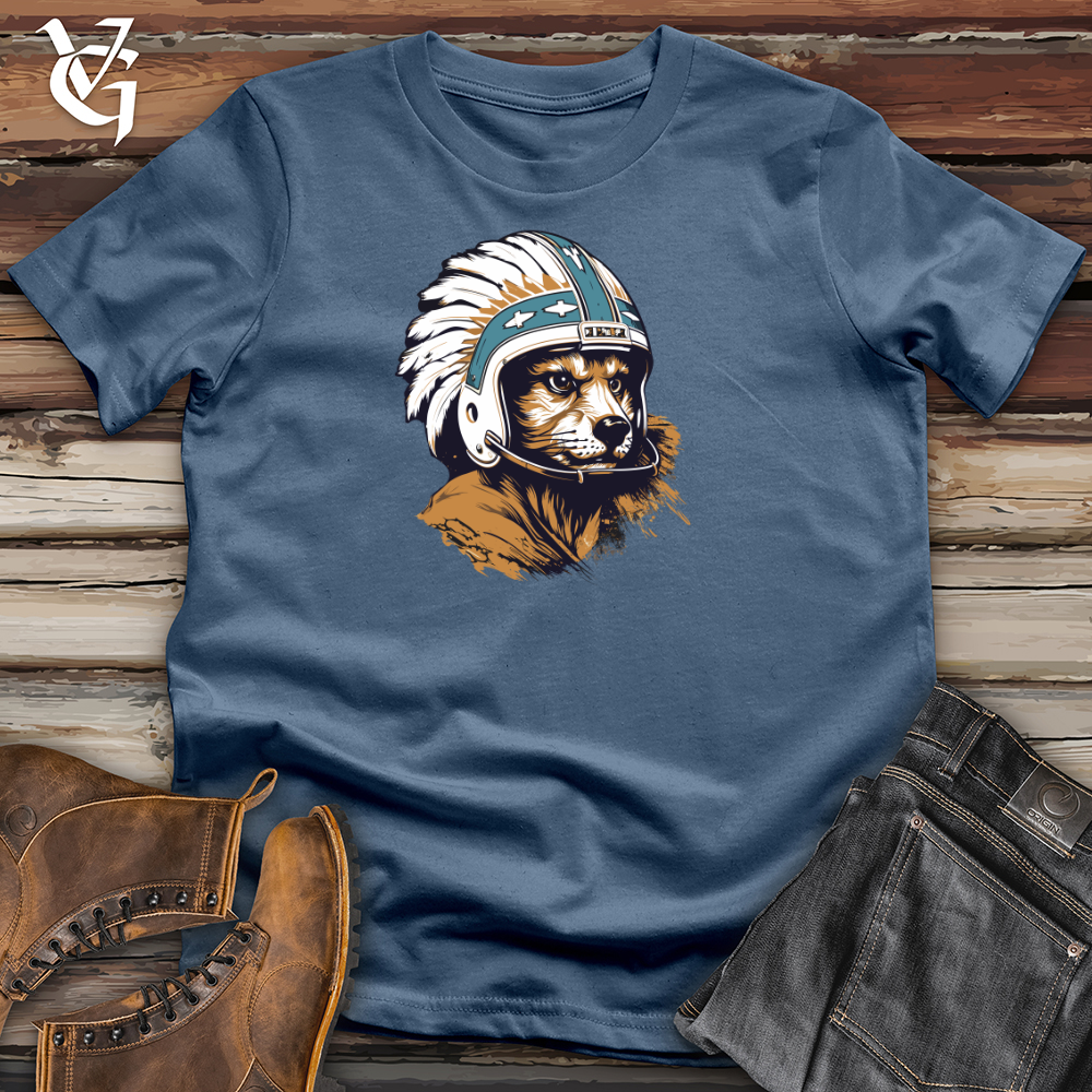 Viking Goods Foxy Touchdown Cotton Tee Steel Blue / L