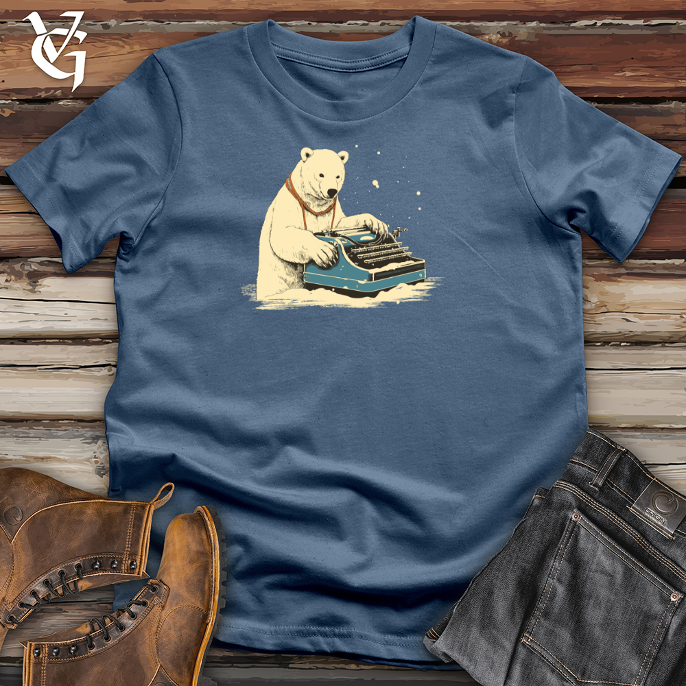 Viking Goods Frosty Wordsmith Chronicles Cotton Tee Steel Blue / L