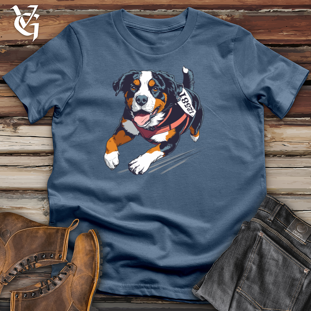 Viking Goods Great Swiss Runner Cotton Tee Steel Blue / L