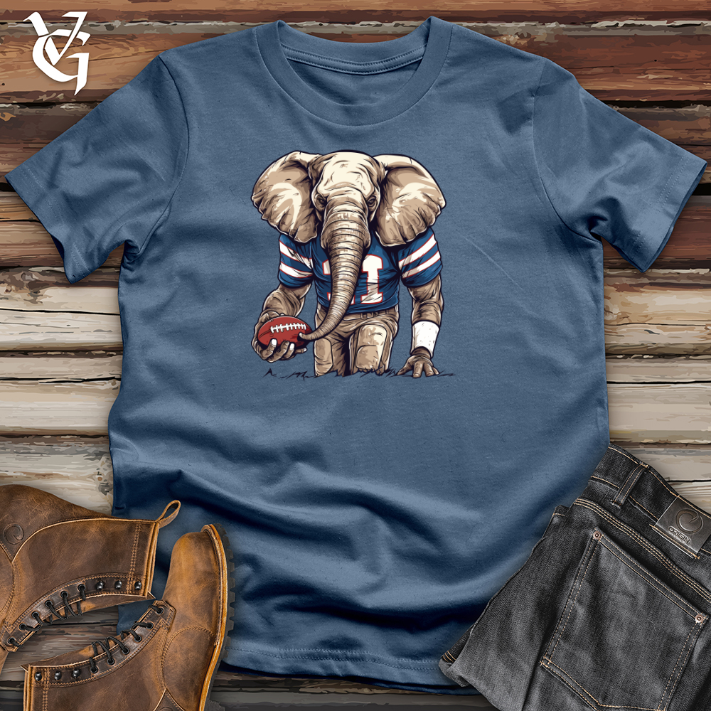 Viking Goods Gridiron Behemoth Cotton Tee Steel Blue / L