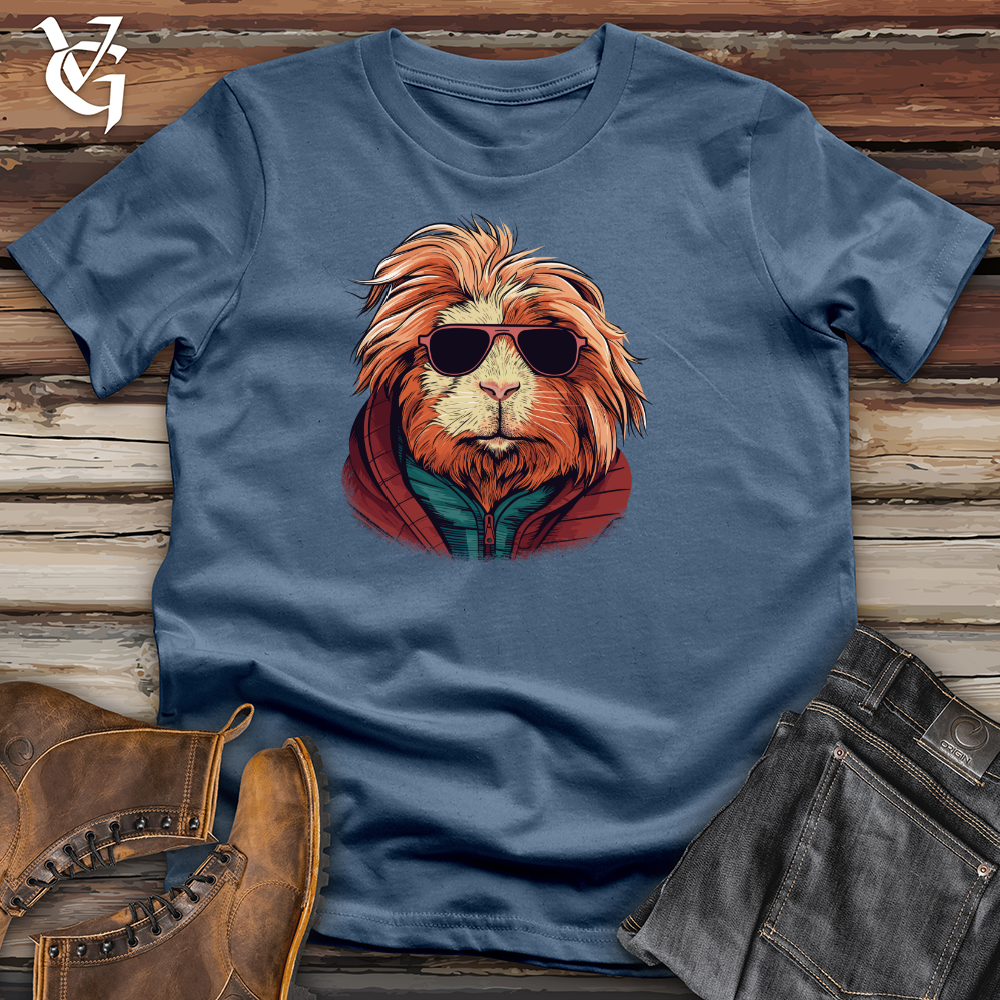 Viking Goods Guinea Pig Groove Cotton Tee Steel Blue / L