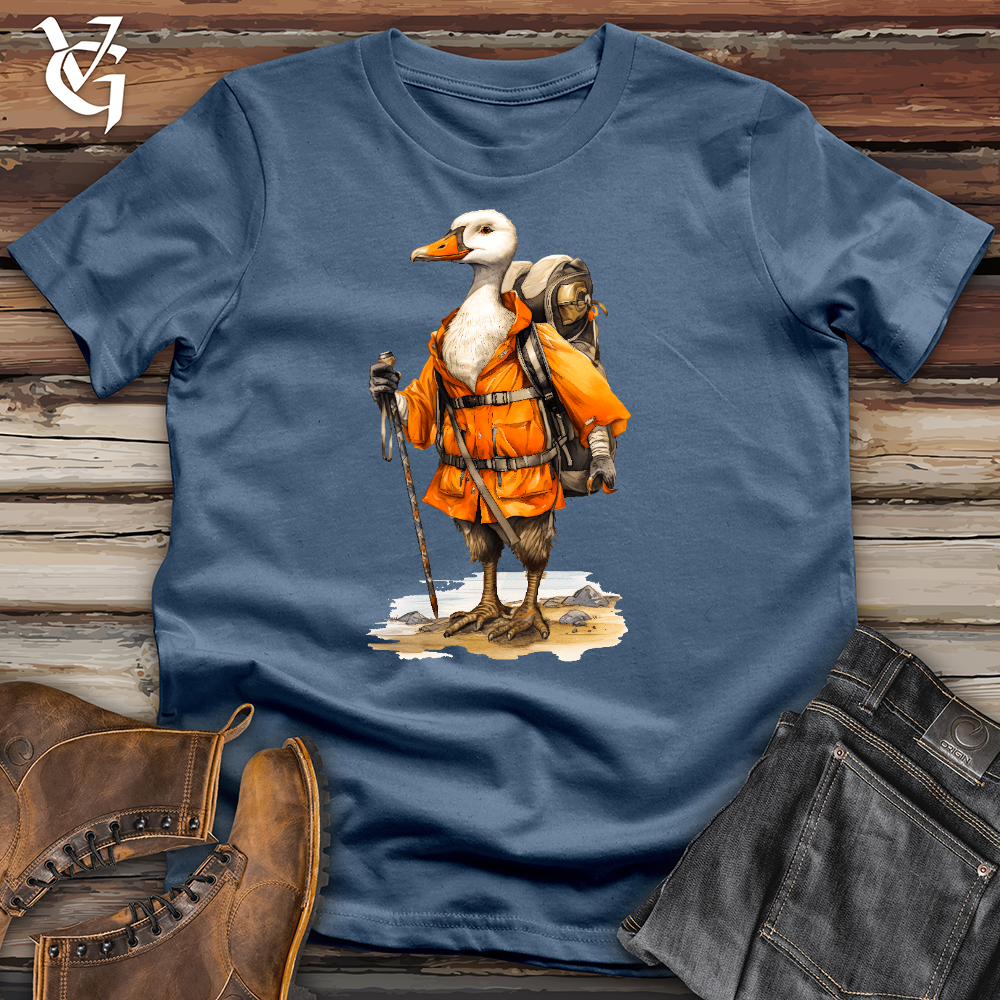 Viking Goods Hiking Goose Cotton Tee Steel Blue / L
