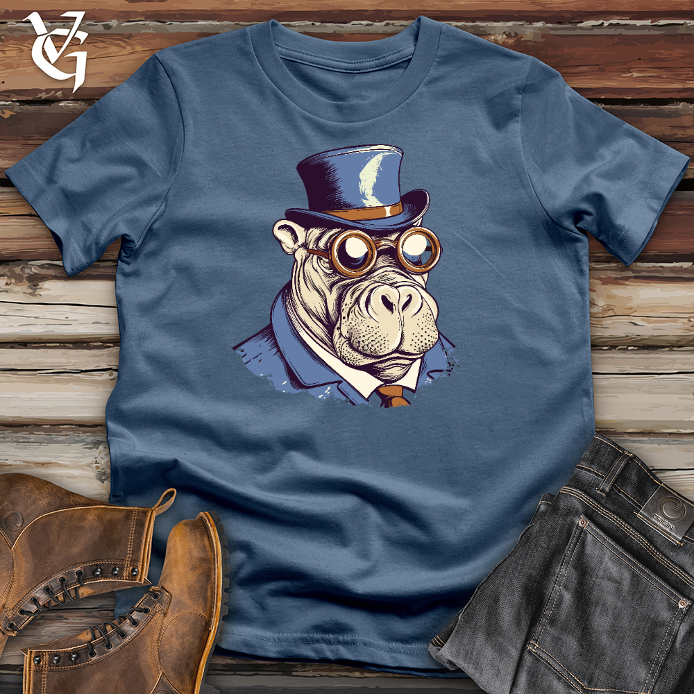 Viking Goods Hippopota Cotton Tee Steel Blue / L