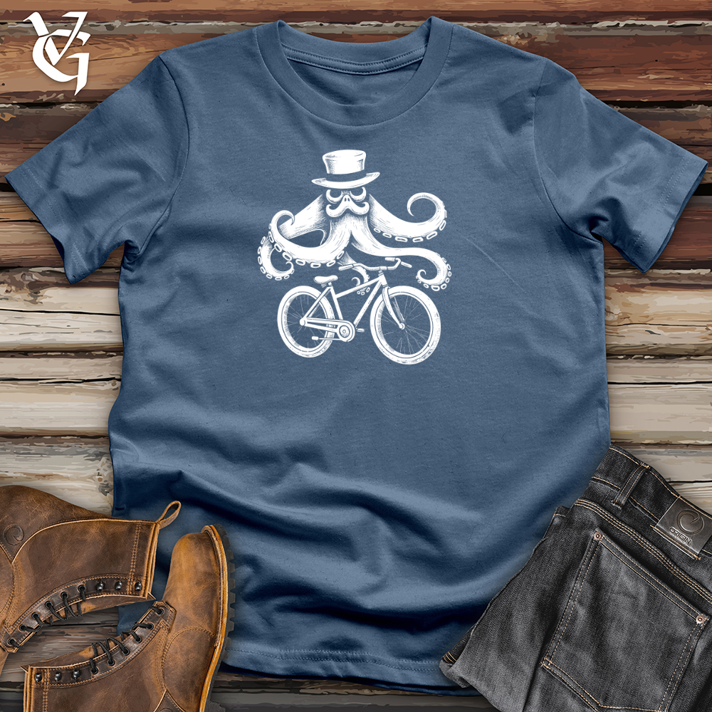 Viking Goods Inky Pedal Adventurer Cotton Tee Steel Blue / L