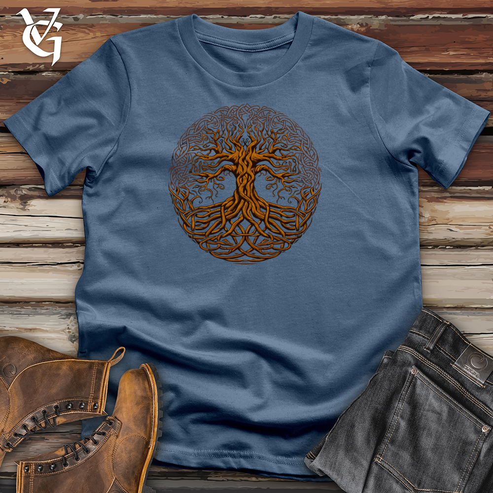 Viking Goods Intricate Tree Life Cotton Tee Ash / L