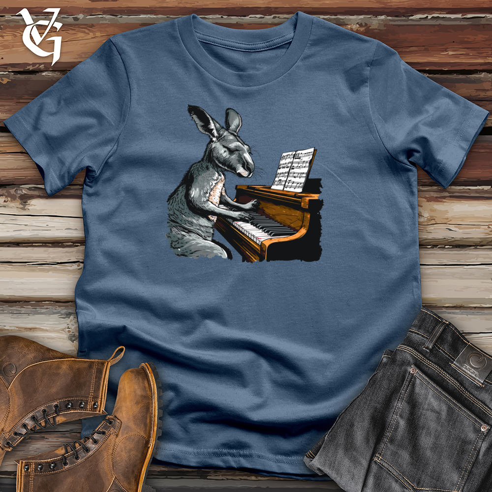 Viking Goods Kangaroo Piano Concert Cotton Tee Ash / L