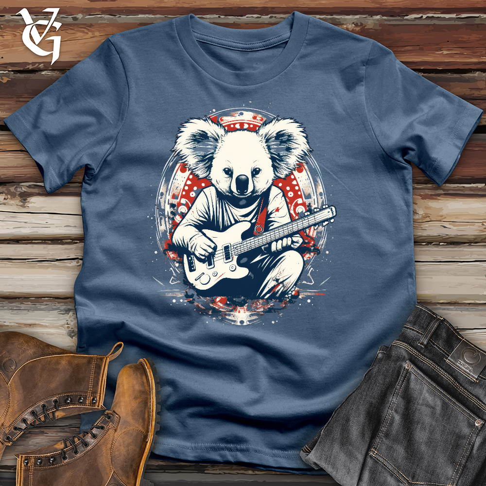 Viking Goods Koala Guitarist Cotton Tee Steel Blue / L