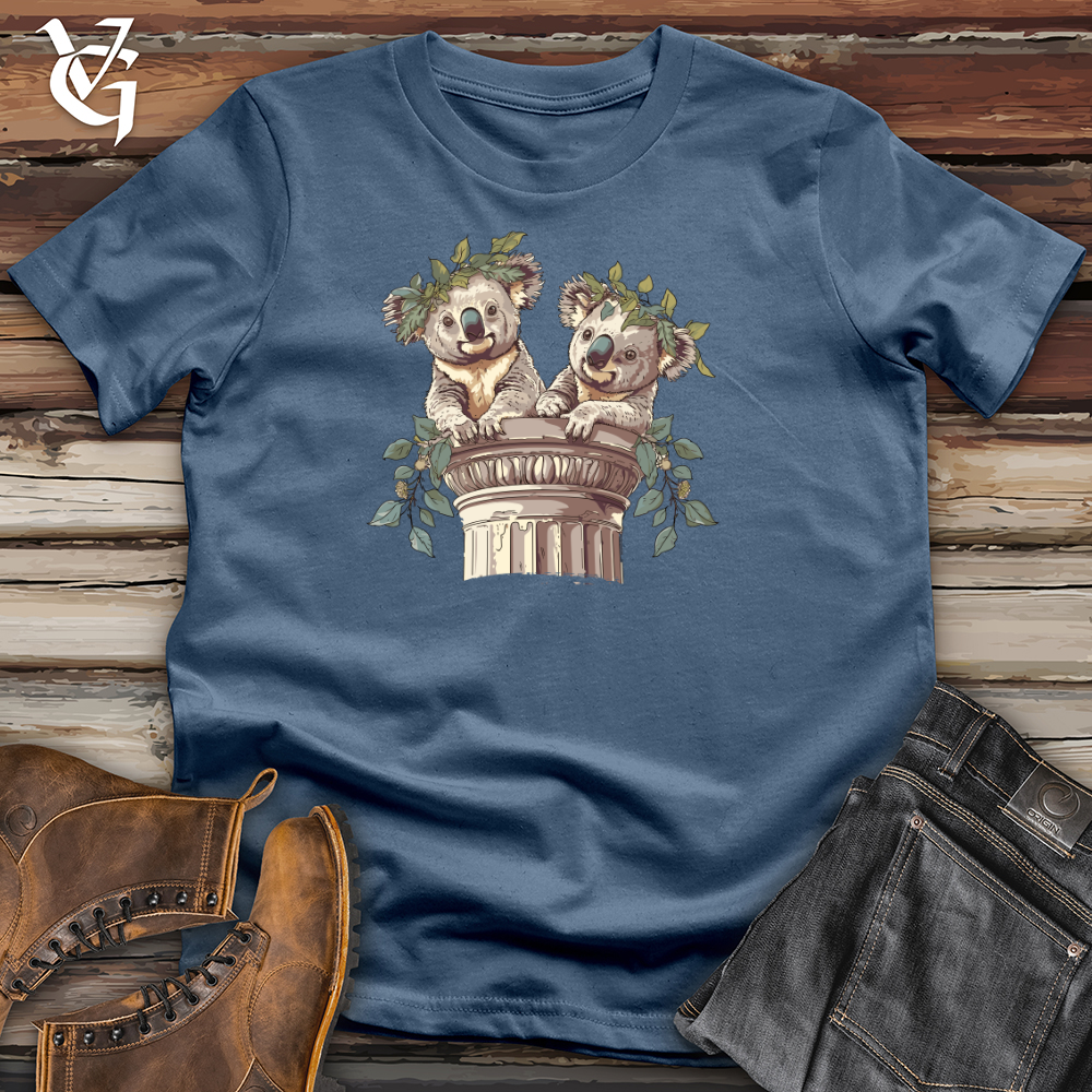 Viking Goods Koala Laurel Twins Cotton Tee Steel Blue / L