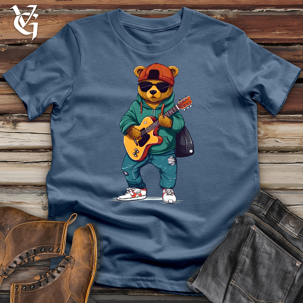 Viking Goods Kool Kid Bear Cotton Tee Steel Blue / L