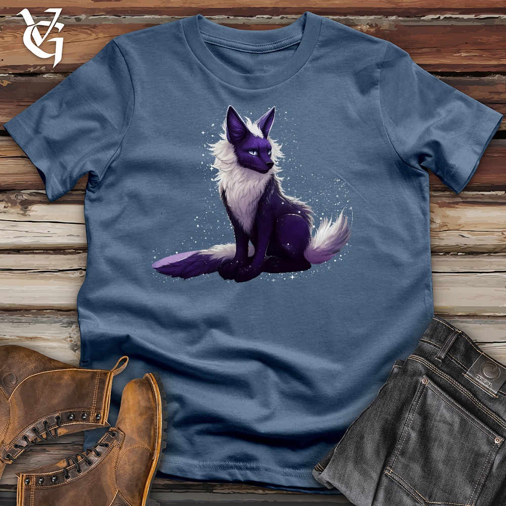 Viking Goods Magical Fox Cotton Tee Steel Blue / L