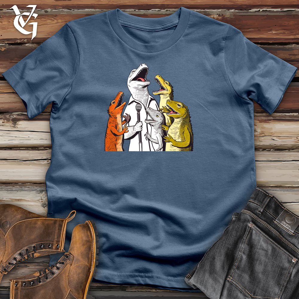 Viking Goods Melodic Reptile Ensemble Cotton Tee Steel Blue / L