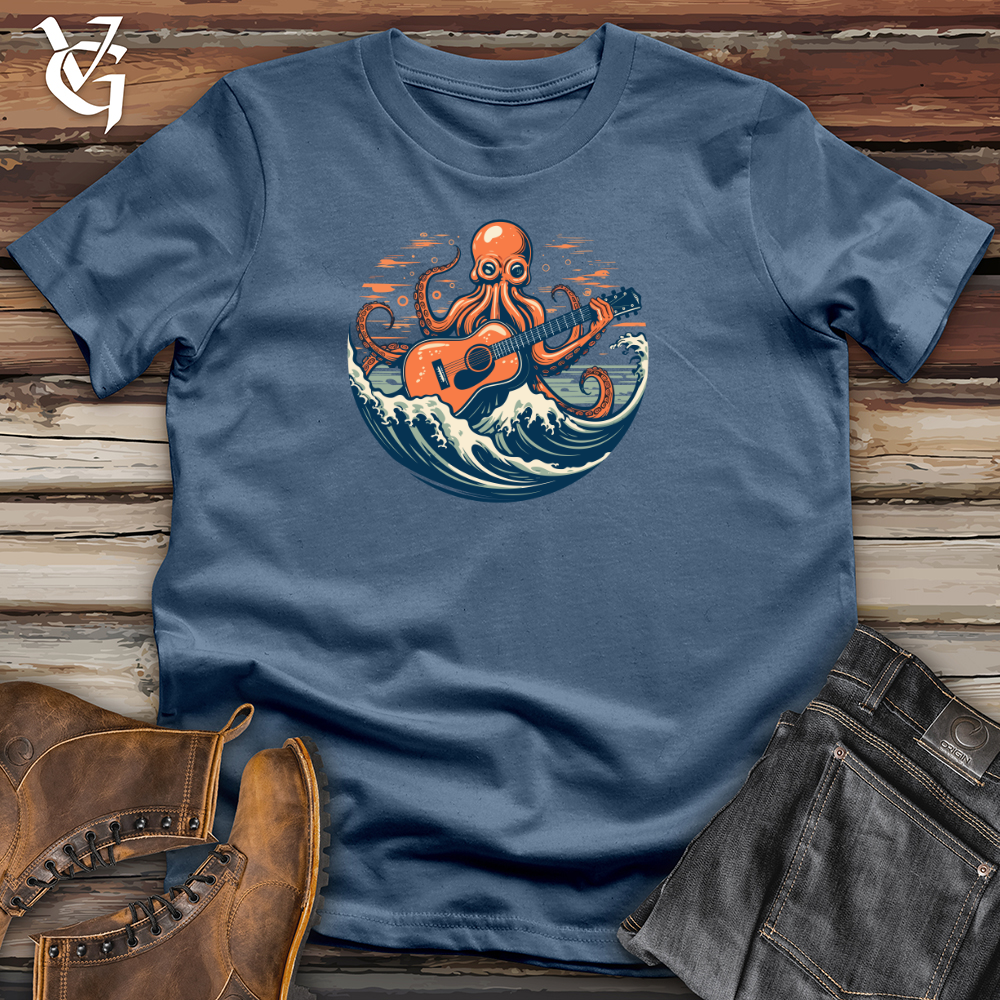 Viking Goods Melodic Tentacle Jammer Cotton Tee Steel Blue / L