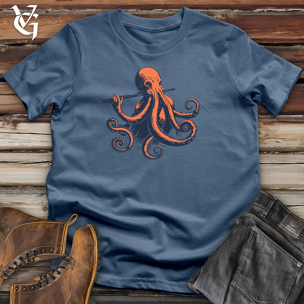 Viking Goods Melodic Tentacles Cotton Tee Steel Blue / L