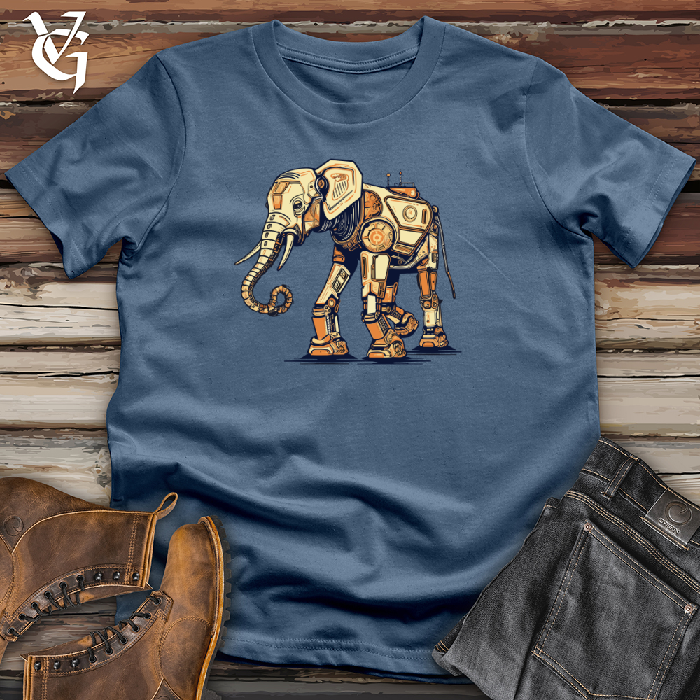 Viking Goods Metal Mammoth Companion Cotton Tee Steel Blue / L