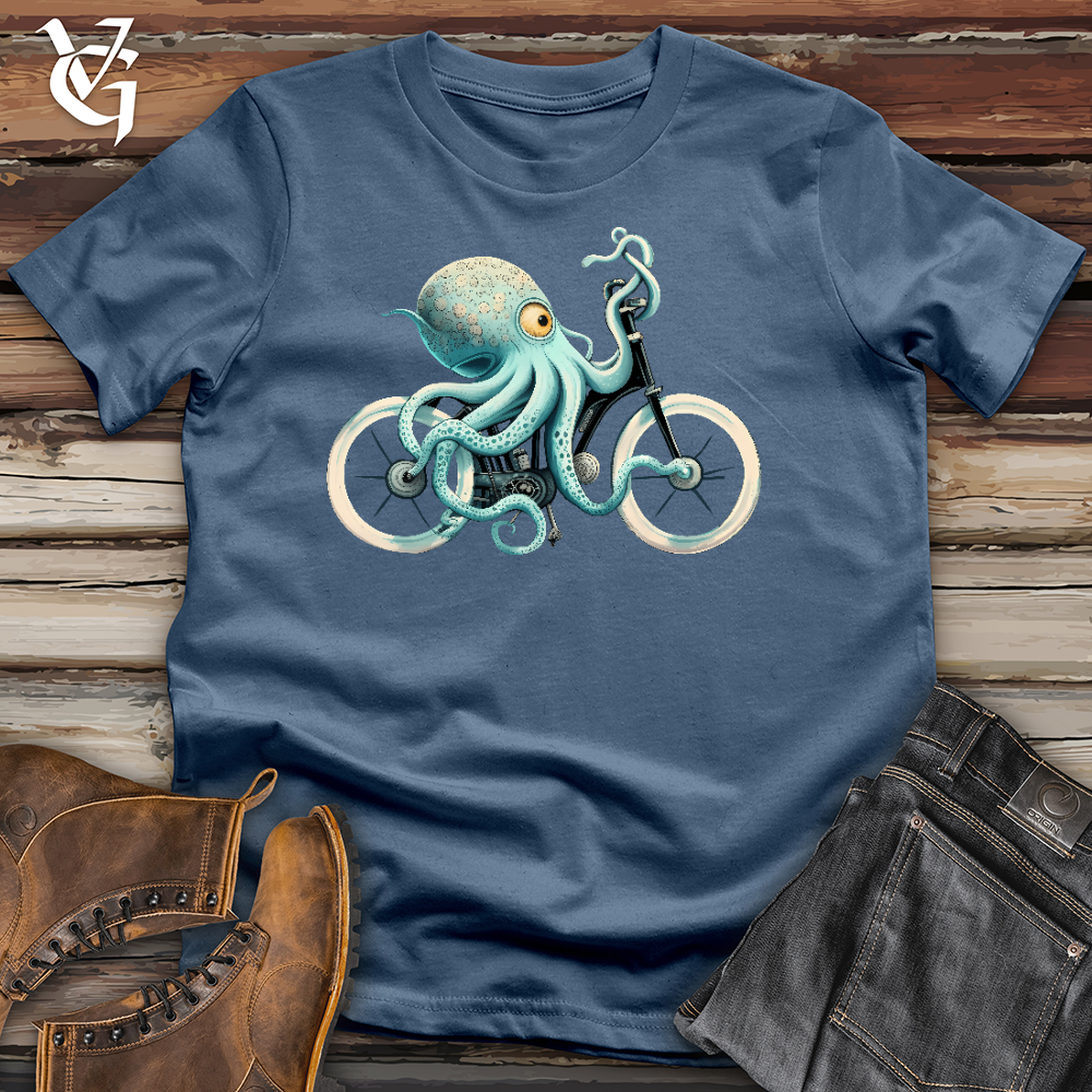 Viking Goods Octobike Cotton Tee Steel Blue / L
