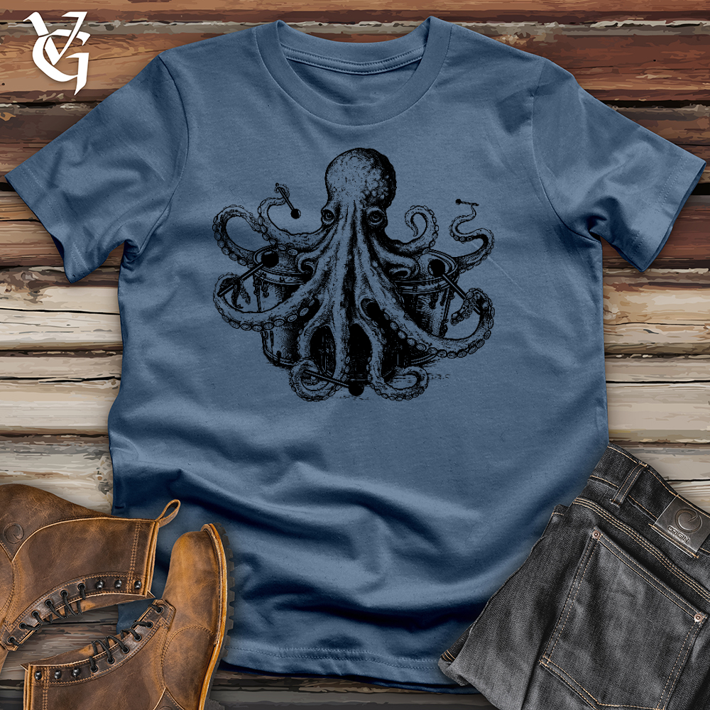 Viking Goods Octodrum Cotton Tee Steel Blue / L