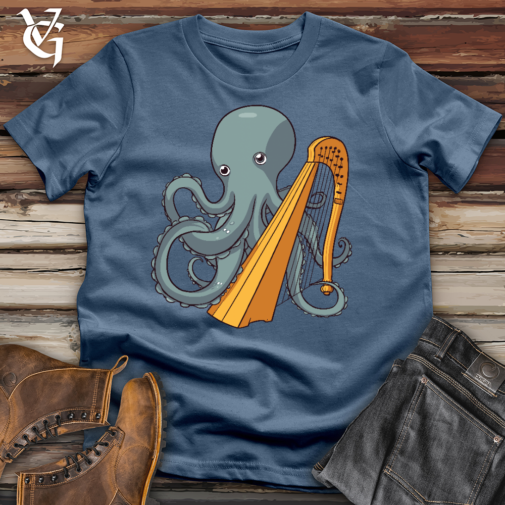 Viking Goods Octoharp Cotton Tee Steel Blue / L