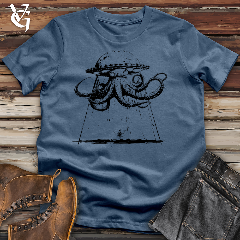 Viking Goods Octoship Cotton Tee Steel Blue / L