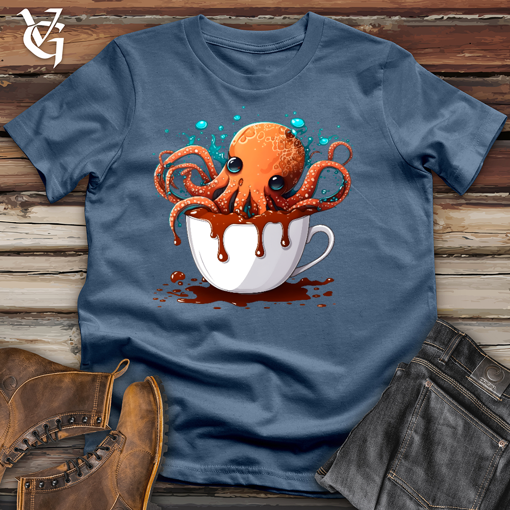 Viking Goods Octosplash Cotton Tee Steel Blue / L