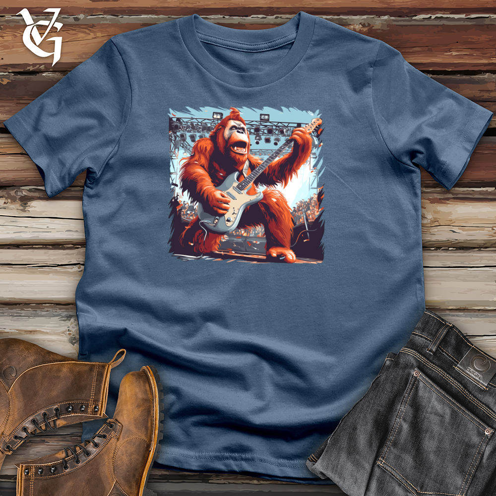 Viking Goods Orangutan Music Festival Cotton Tee Steel Blue / L