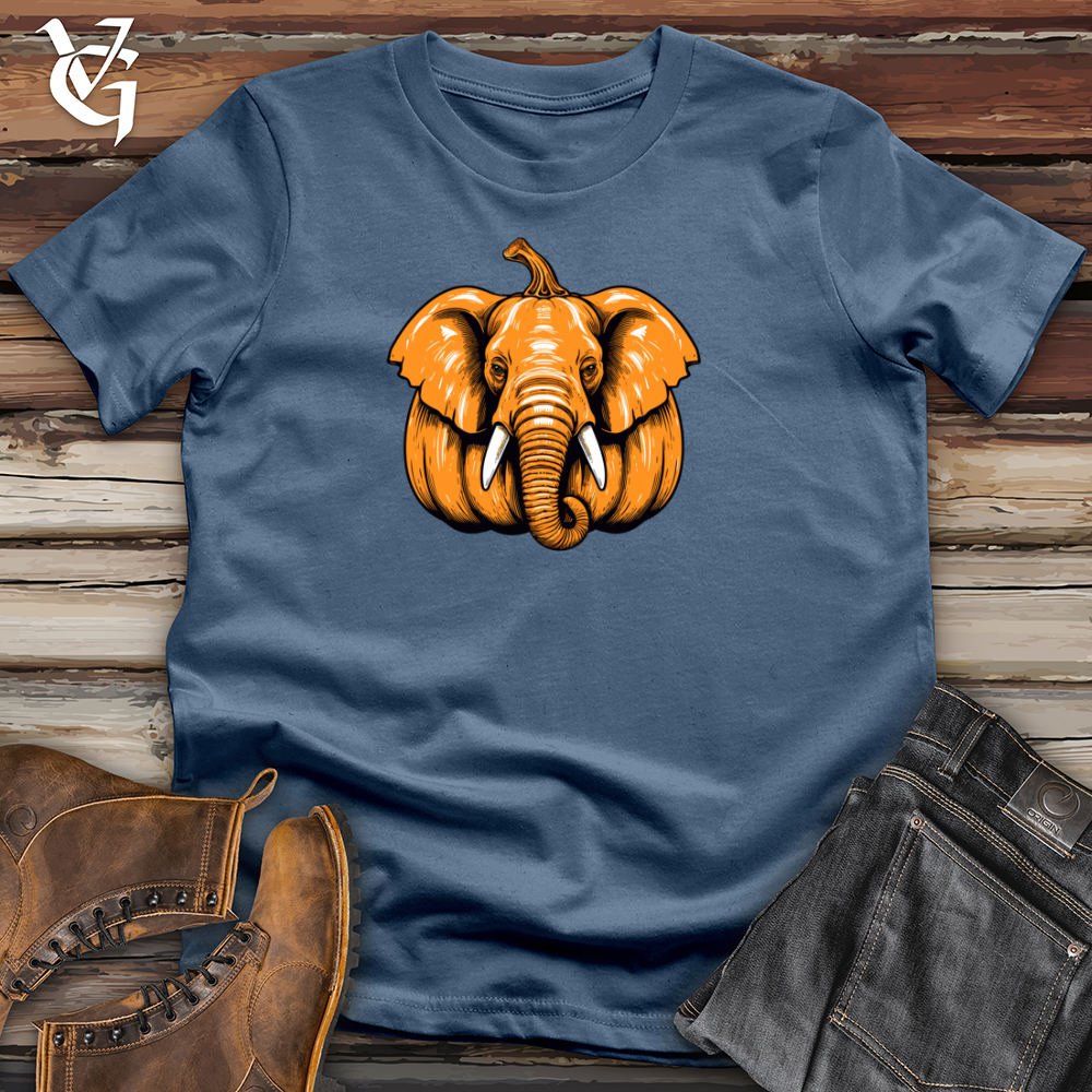 Viking Goods Pachyderm Pumpkin Cotton Tee Steel Blue / L