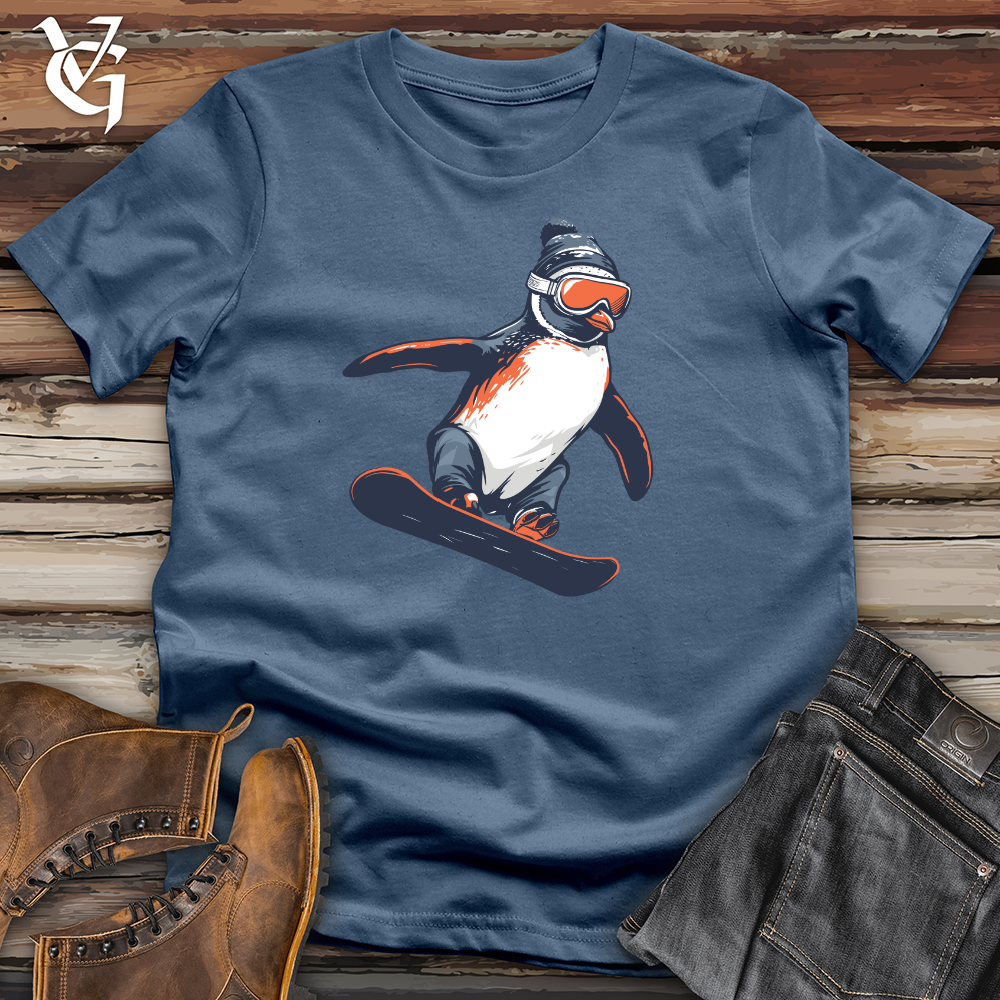 Viking Goods Penguin Snowboard Thrill Cotton Tee Ash / L