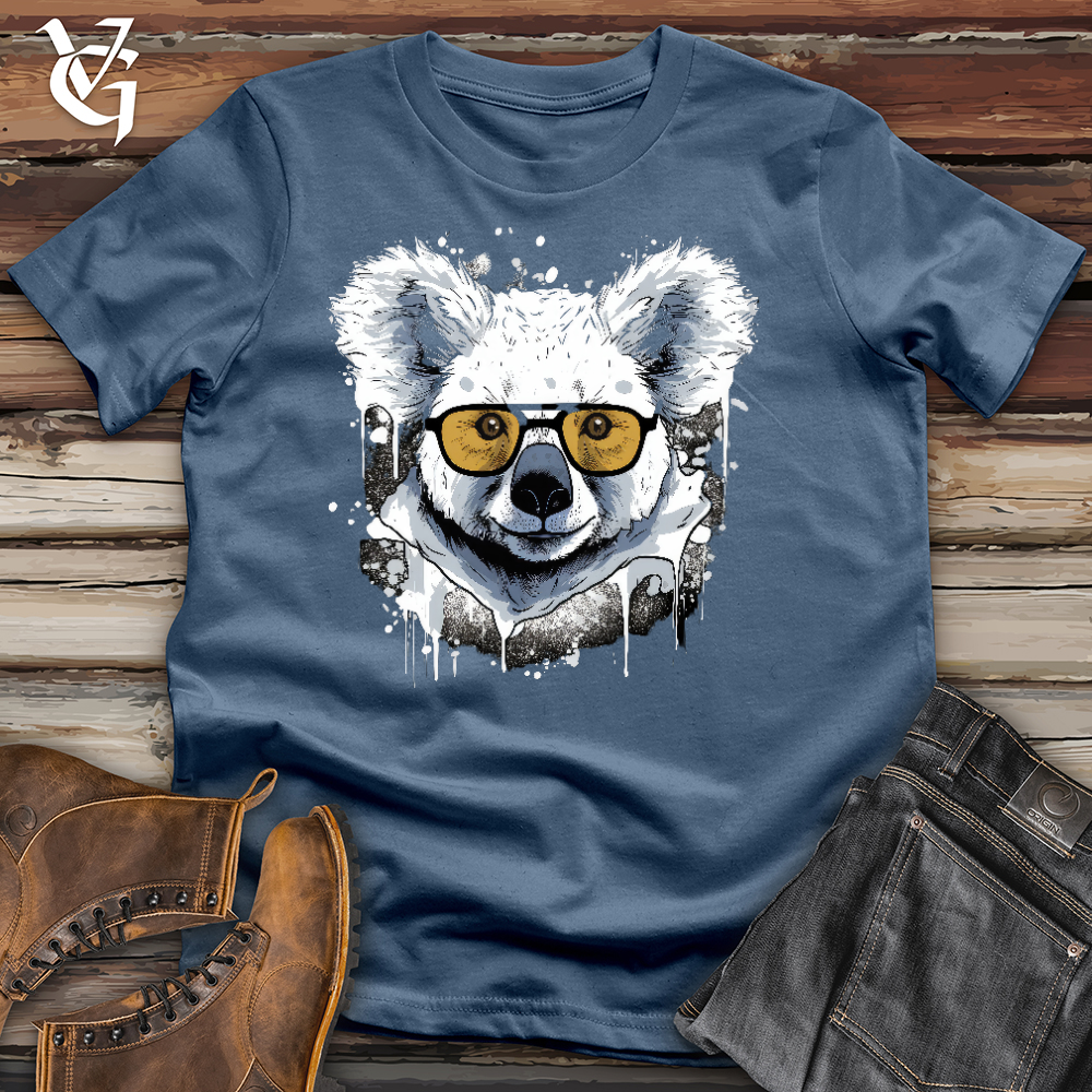 Viking Goods Poised Koala Cotton Tee Steel Blue / L