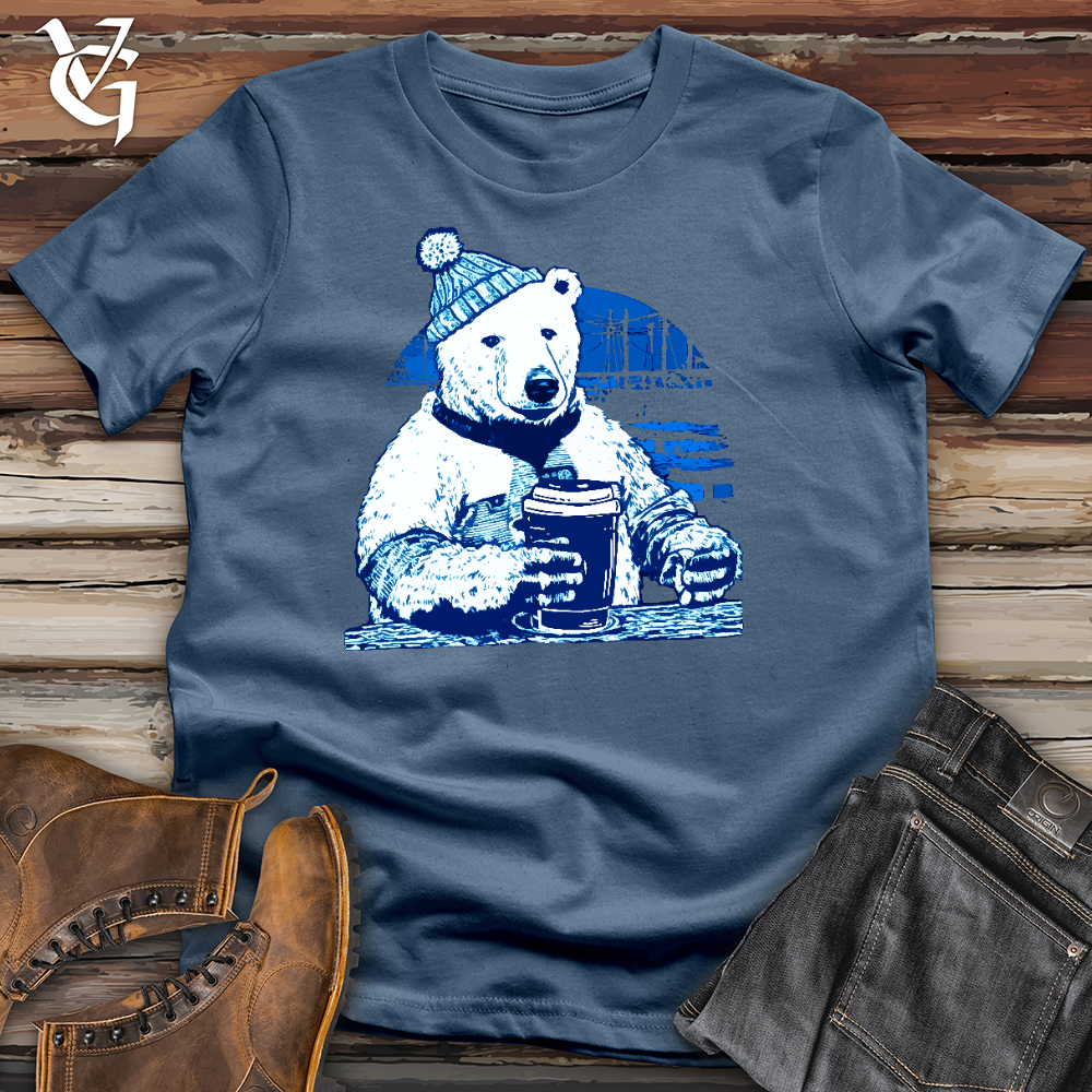 Viking Goods Polar Bear Break Cotton Tee Steel Blue / L