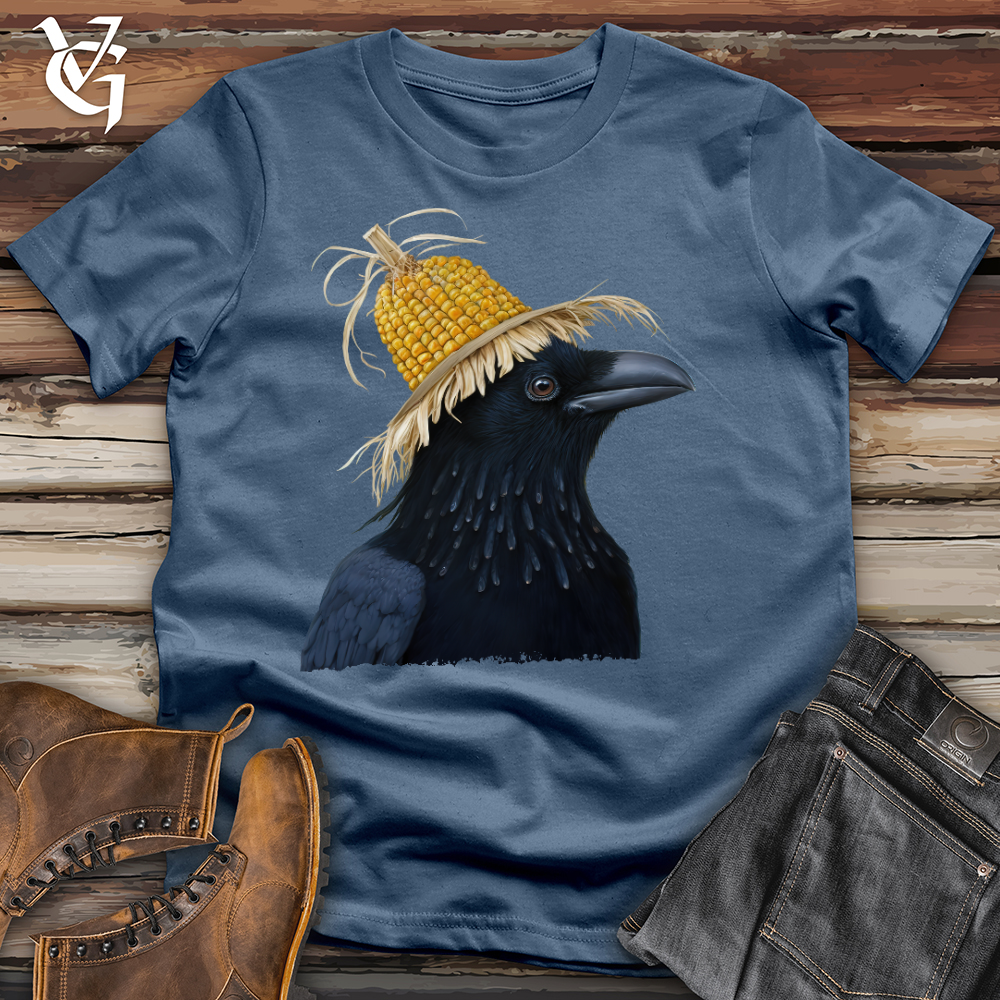 Viking Goods Raven Cob Head Cotton Tee Steel Blue / L