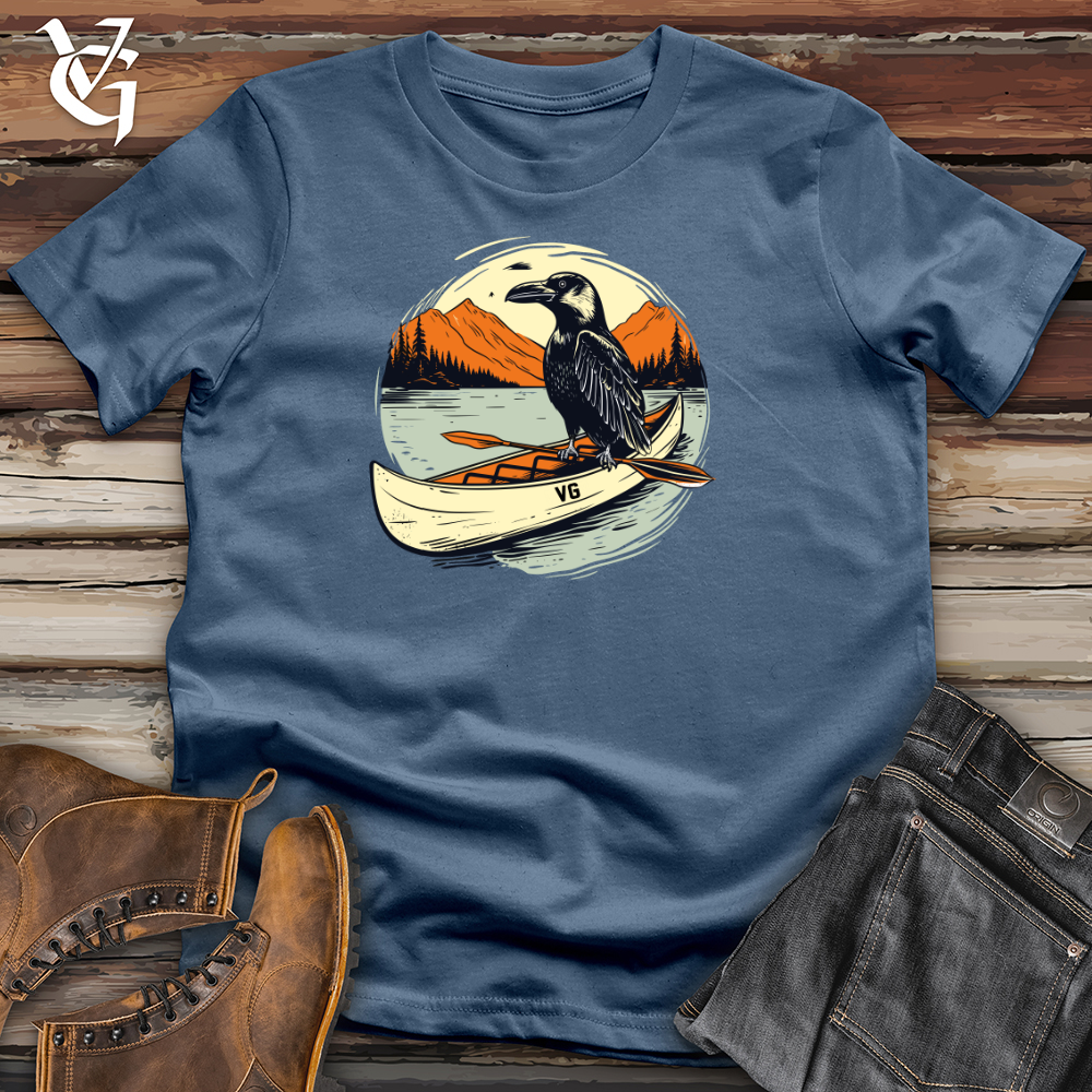 Viking Goods Raven River Paddler Cotton Tee Steel Blue / L