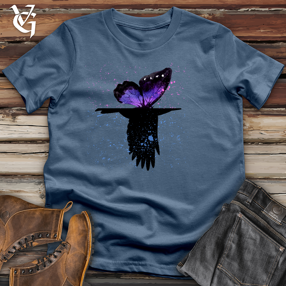 Viking Goods Ravenfly Cotton Tee Steel Blue / L