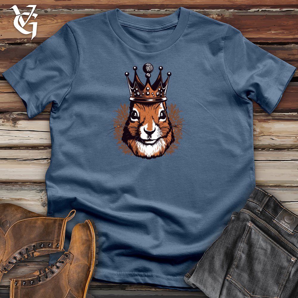 Viking Goods Regal Squirrel Cotton Tee Steel Blue / L