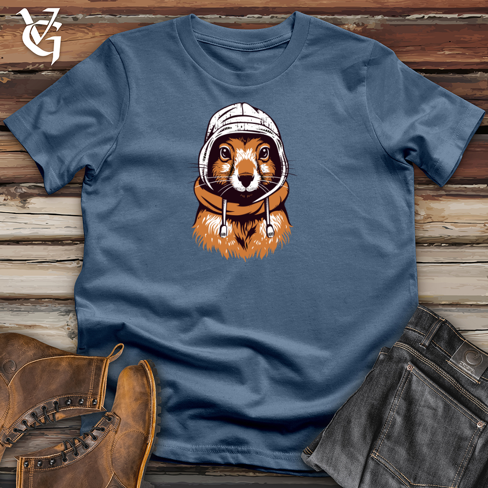 Viking Goods Retro Nutty Style Cotton Tee Steel Blue / L