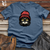 Viking Goods Retro Pom Pom Black Cat Cotton Tee Ash / L