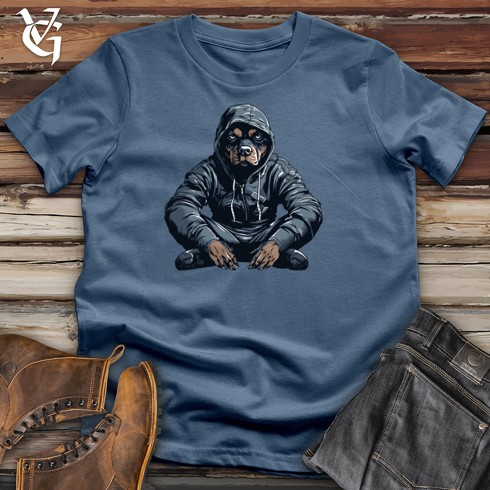 Viking Goods Rottweiler Urban Stance Cotton Tee Steel Blue / L