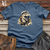 Viking Goods Serpent Sea Captain Cotton Tee Steel Blue / L