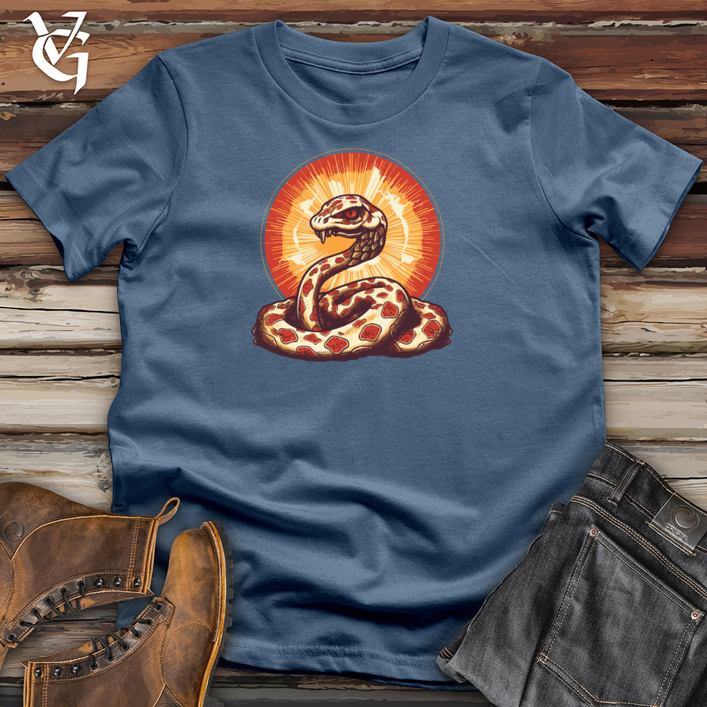 Viking Goods Serpentine Solar Blaze Cotton Tee Steel Blue / L