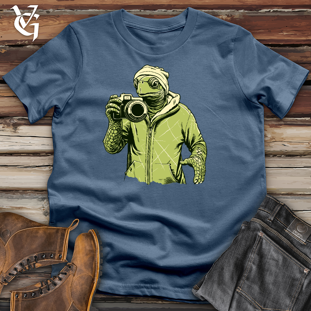 Viking Goods Shell Shutter Cotton Tee Steel Blue / L