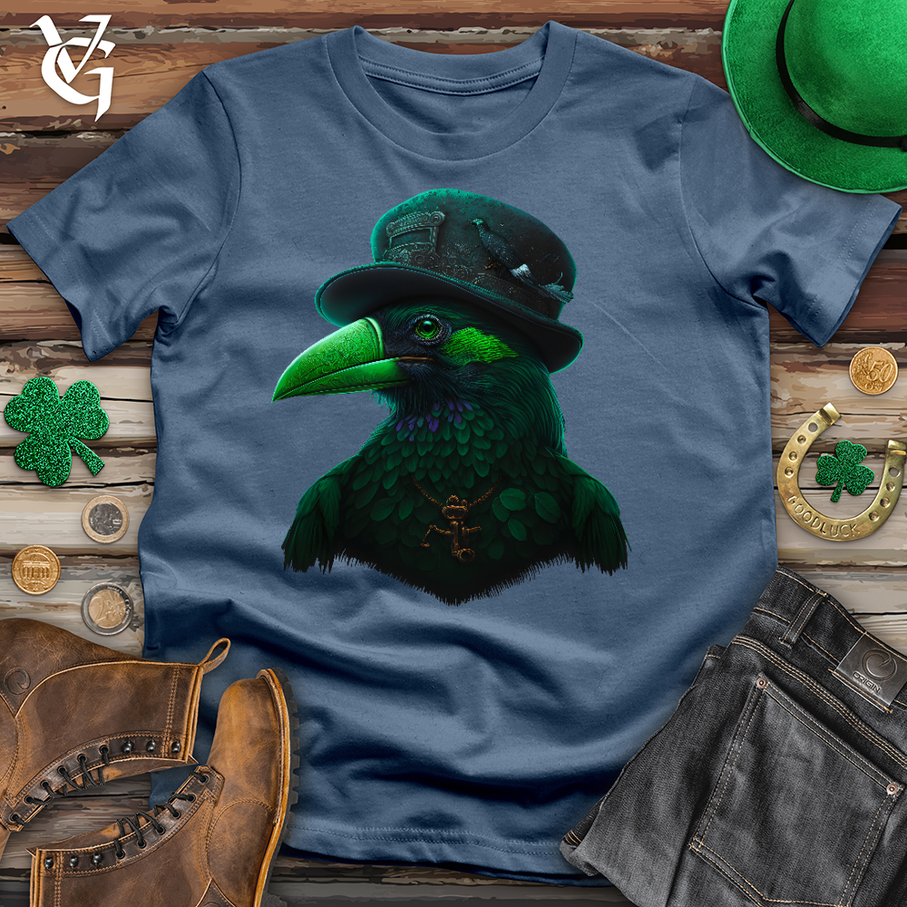 Viking Goods Sir Patrick Raven Cotton Tee Steel Blue / L