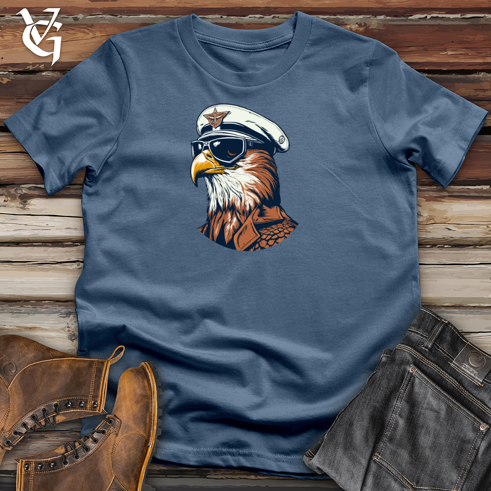 Viking Goods Skyborne Aviator Cotton Tee Steel Blue / L