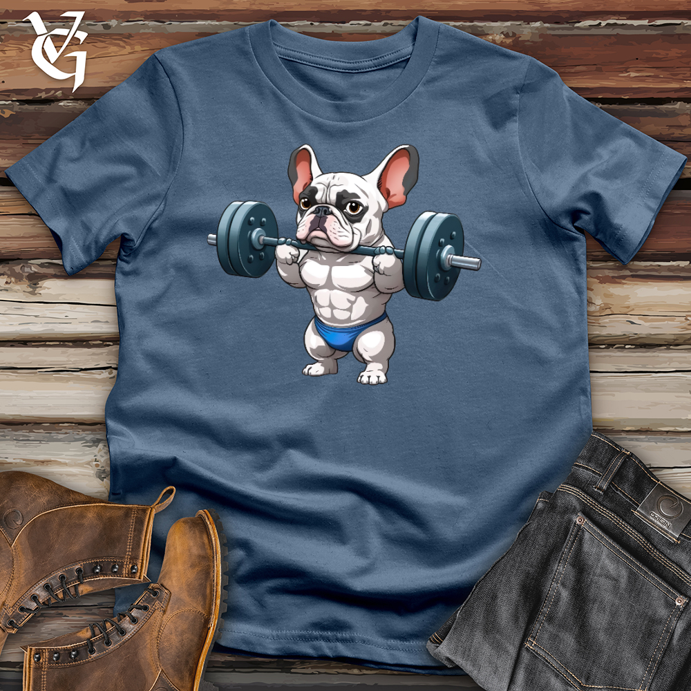 Viking Goods Strong Dog Cotton Tee Steel Blue / L