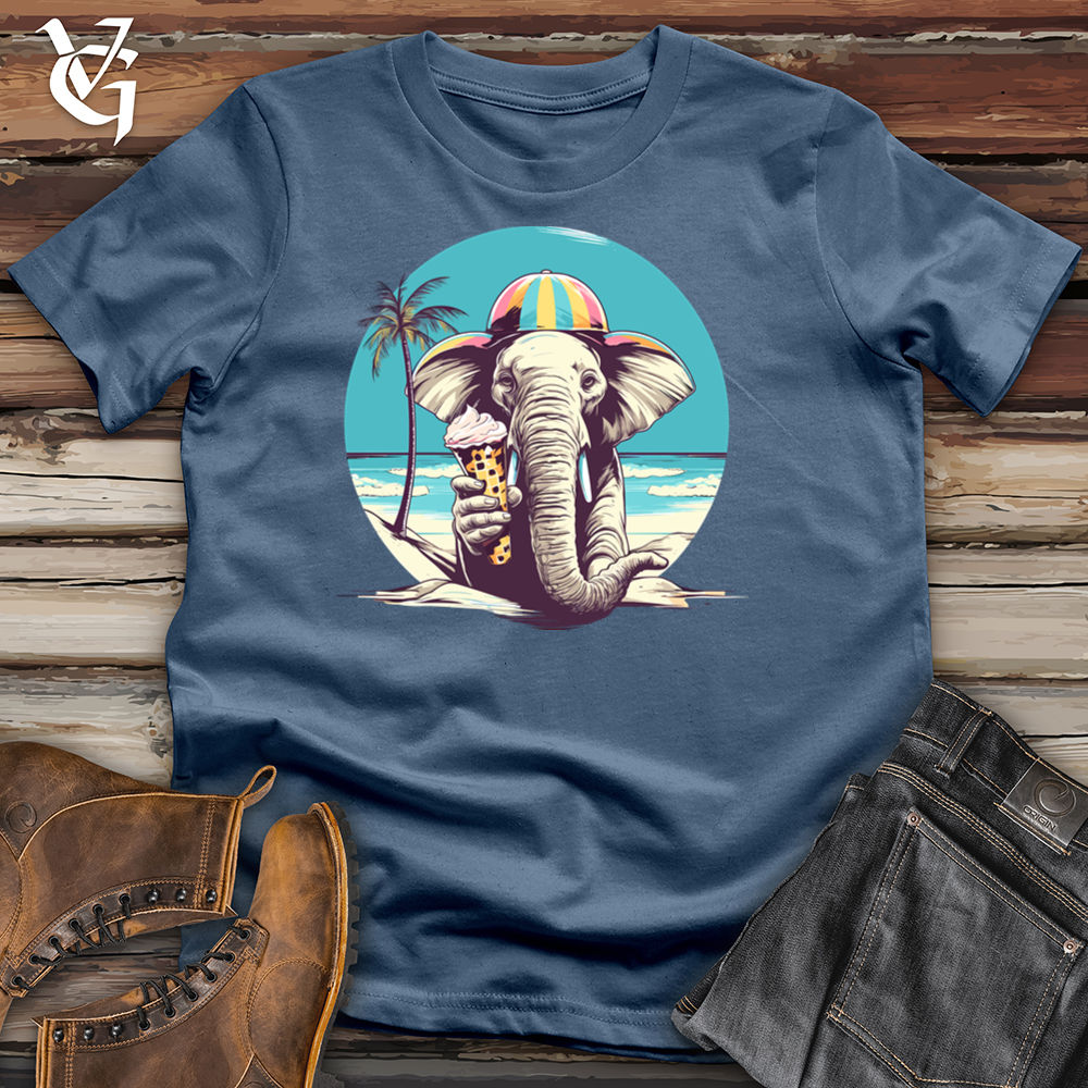 Viking Goods Sunny Day Trunk Treat Cotton Tee Steel Blue / L