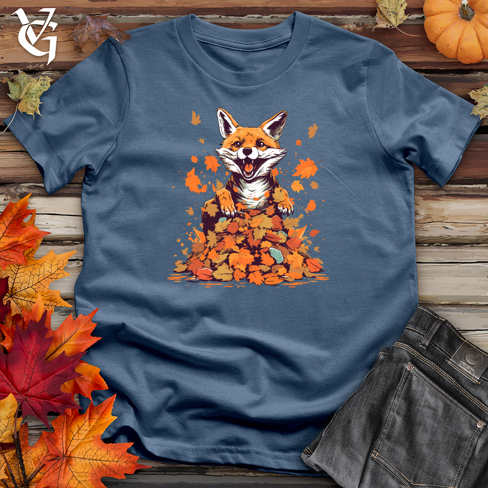 Viking Goods Surprised Leaf Diver Cotton Tee Steel Blue / L