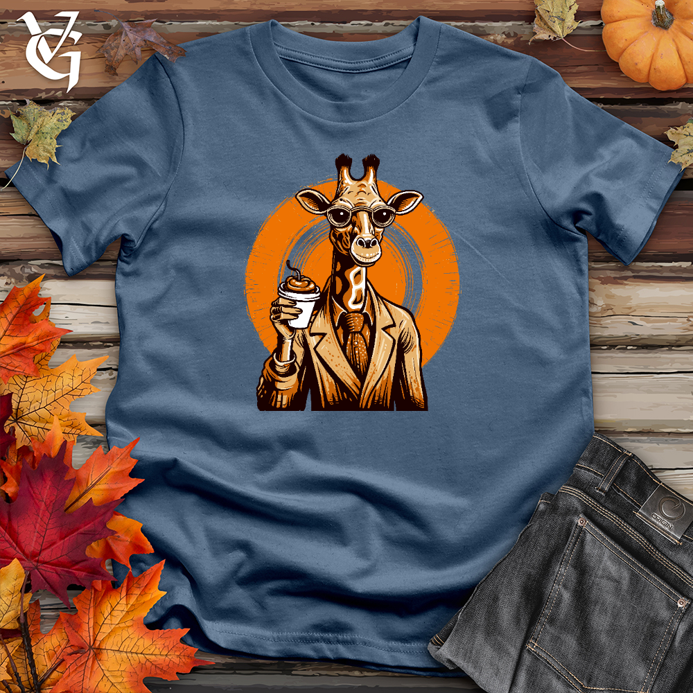 Viking Goods Tall Neck Sipper Cotton Tee Steel Blue / L