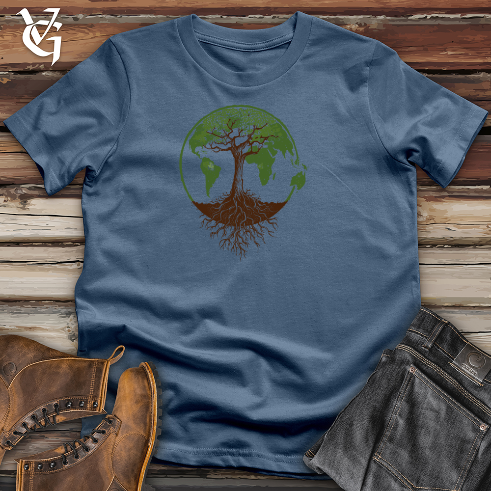 Viking Goods Tree of Life Earth Cotton Tee Ash / L