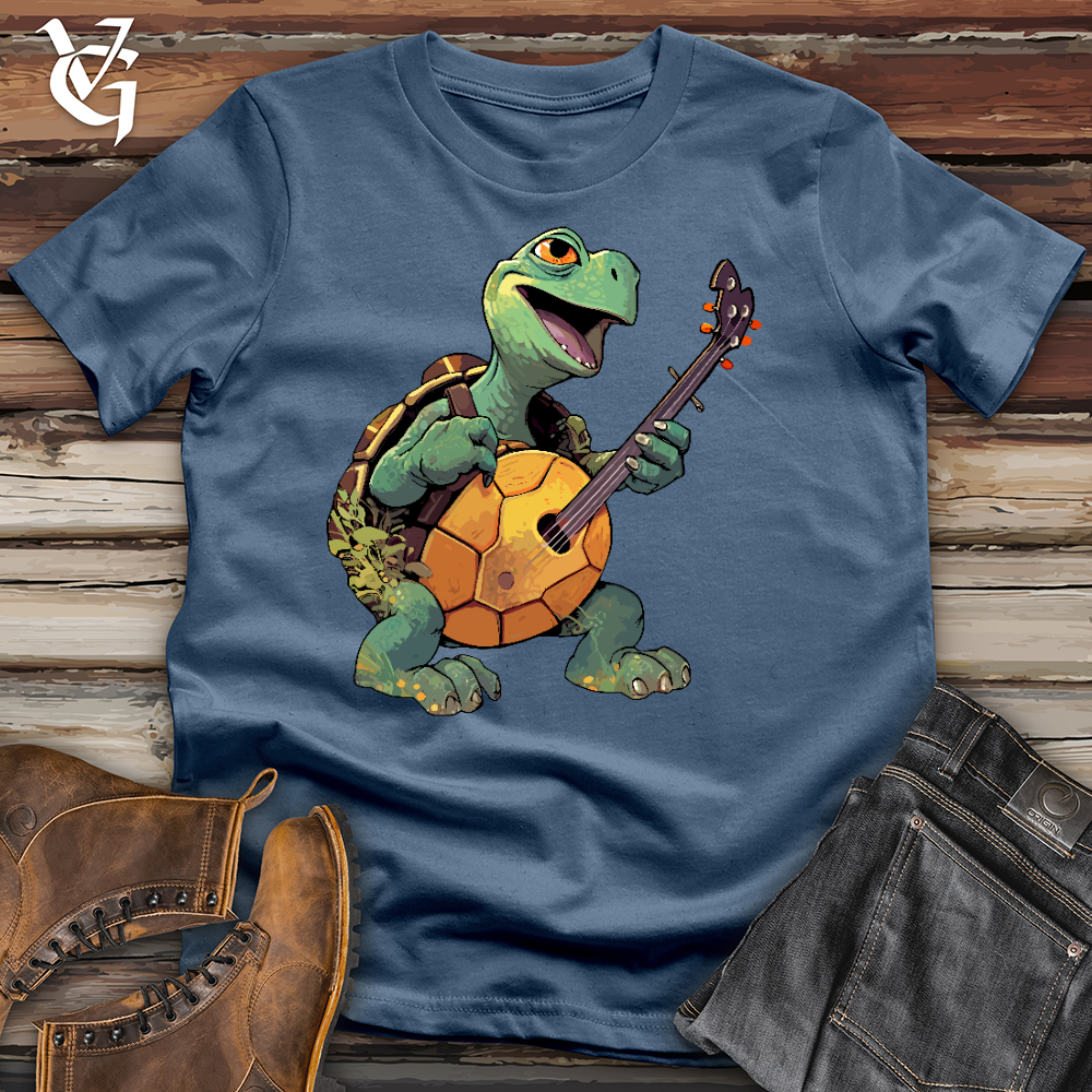 Viking Goods Turtle Rockstar Cotton Tee Steel Blue / L