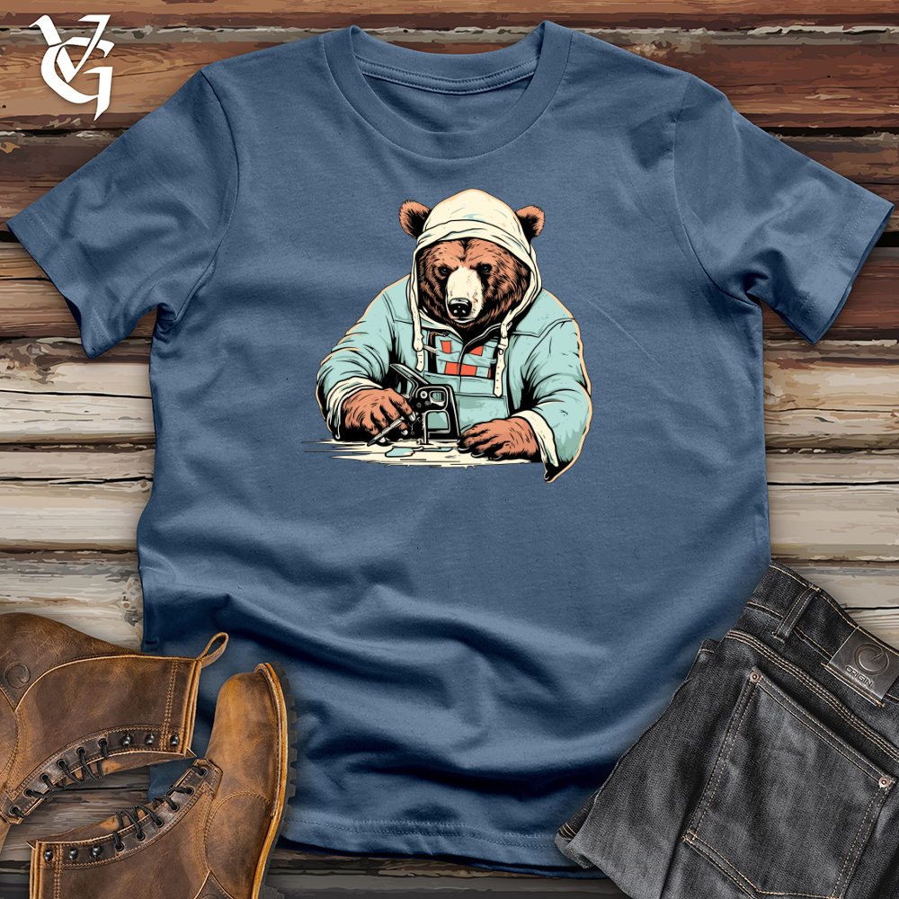 Viking Goods Vintage Builder Cotton Tee Steel Blue / L