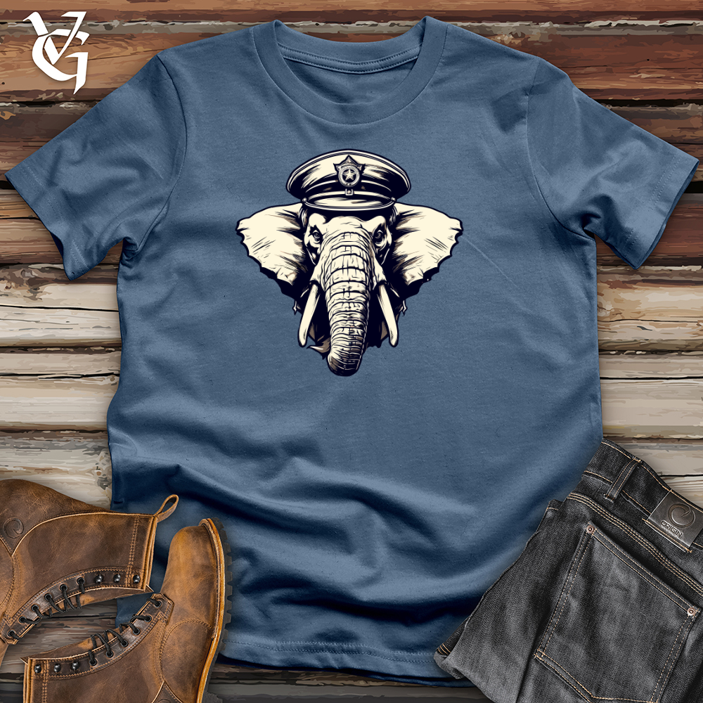 Viking Goods Vintage Pachyderm Admiral Cotton Tee Steel Blue / L