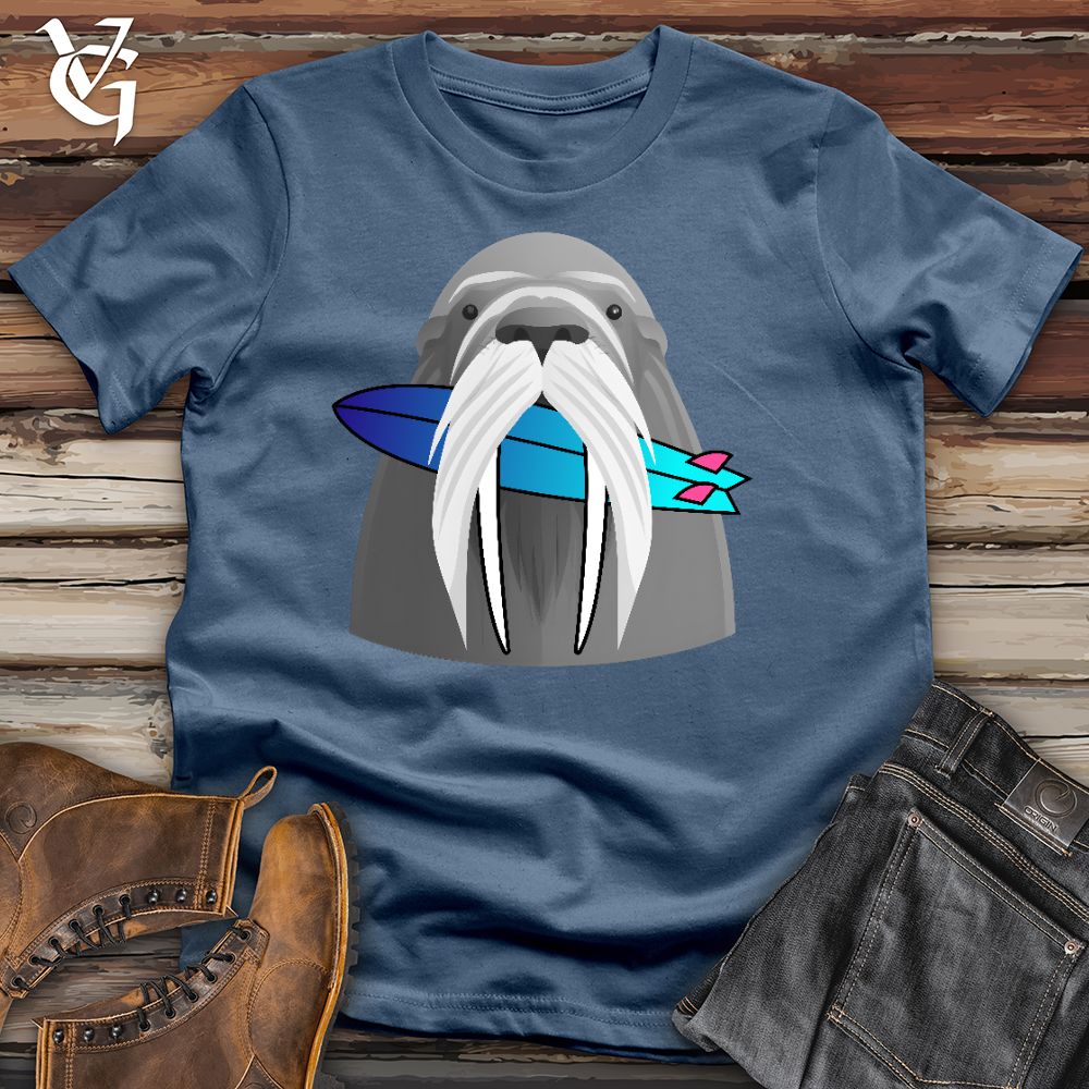 Viking Goods Walrus Cotton Tee Steel Blue / L